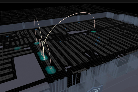 Digital look at Lowes Home Improvement's Store Digital Twin. 